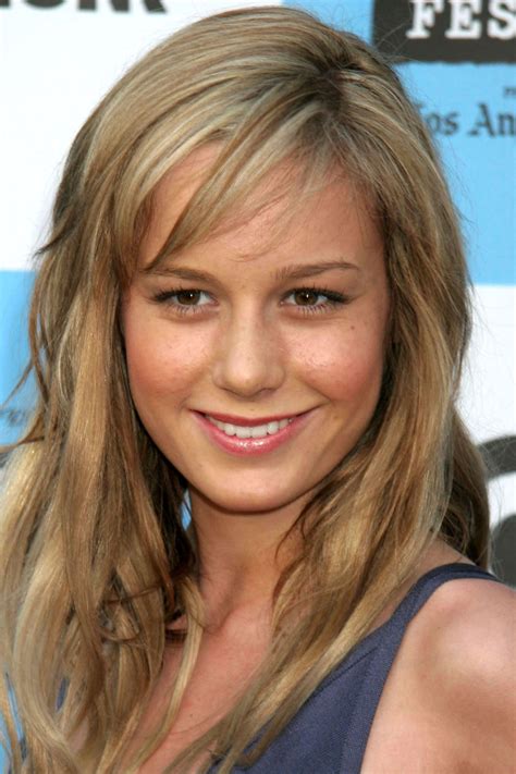 brie larson brown hair